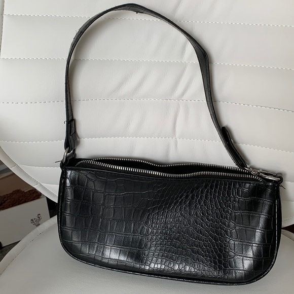 Classic style - Black Shoulder purse - Picture 1 of 4